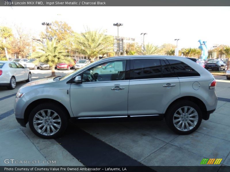 Ingot Silver Metallic / Charcoal Black 2014 Lincoln MKX FWD