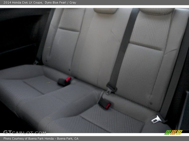 Dyno Blue Pearl / Gray 2014 Honda Civic LX Coupe