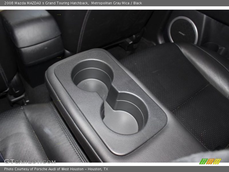 Metropolitan Gray Mica / Black 2008 Mazda MAZDA3 s Grand Touring Hatchback