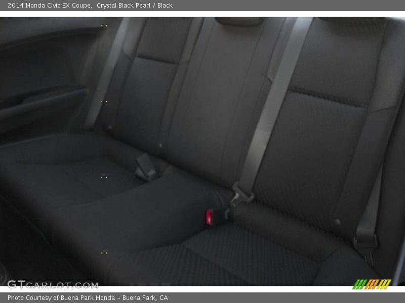 Crystal Black Pearl / Black 2014 Honda Civic EX Coupe