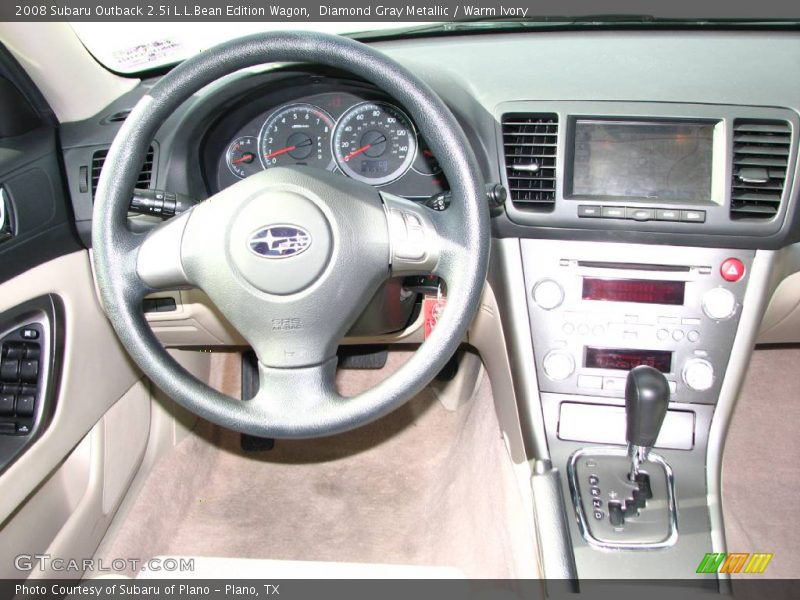 Diamond Gray Metallic / Warm Ivory 2008 Subaru Outback 2.5i L.L.Bean Edition Wagon