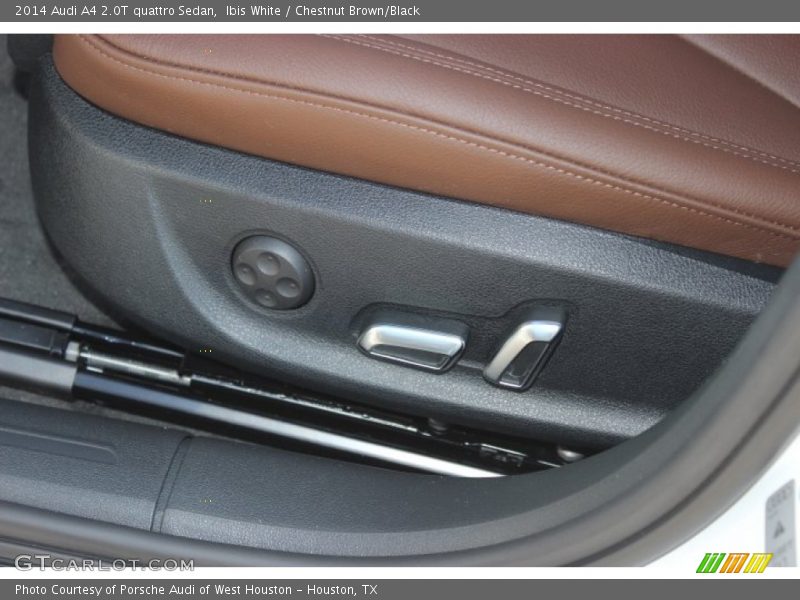 Ibis White / Chestnut Brown/Black 2014 Audi A4 2.0T quattro Sedan