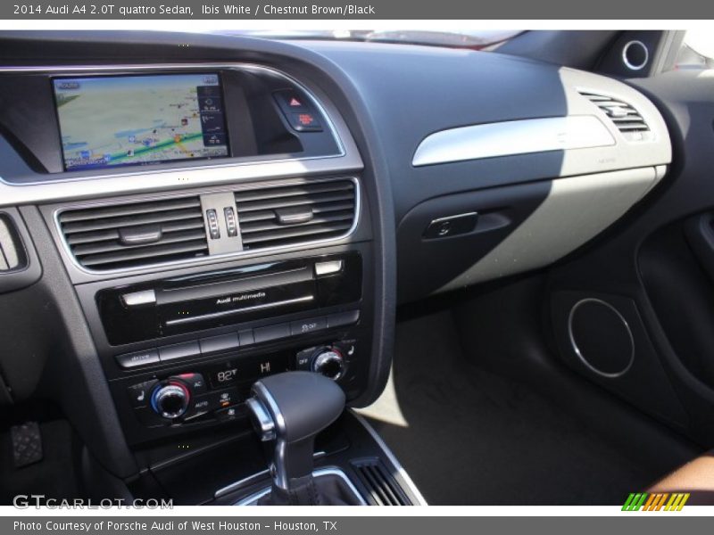 Ibis White / Chestnut Brown/Black 2014 Audi A4 2.0T quattro Sedan