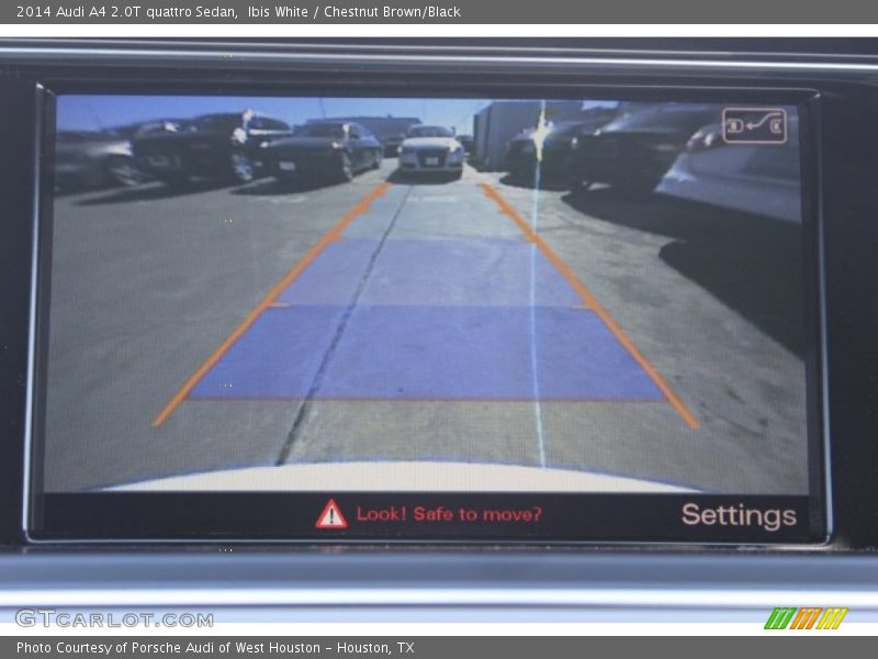 Ibis White / Chestnut Brown/Black 2014 Audi A4 2.0T quattro Sedan