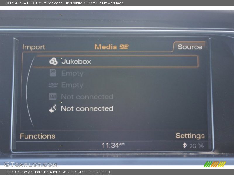 Ibis White / Chestnut Brown/Black 2014 Audi A4 2.0T quattro Sedan