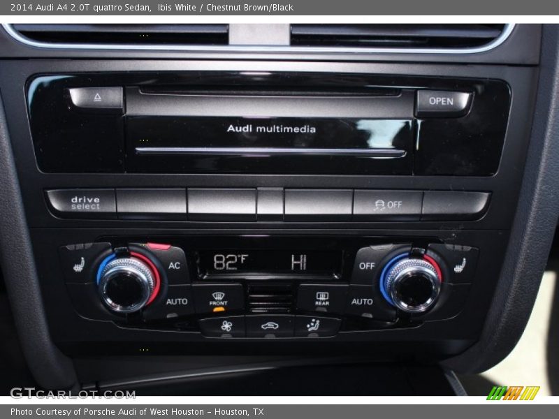 Ibis White / Chestnut Brown/Black 2014 Audi A4 2.0T quattro Sedan