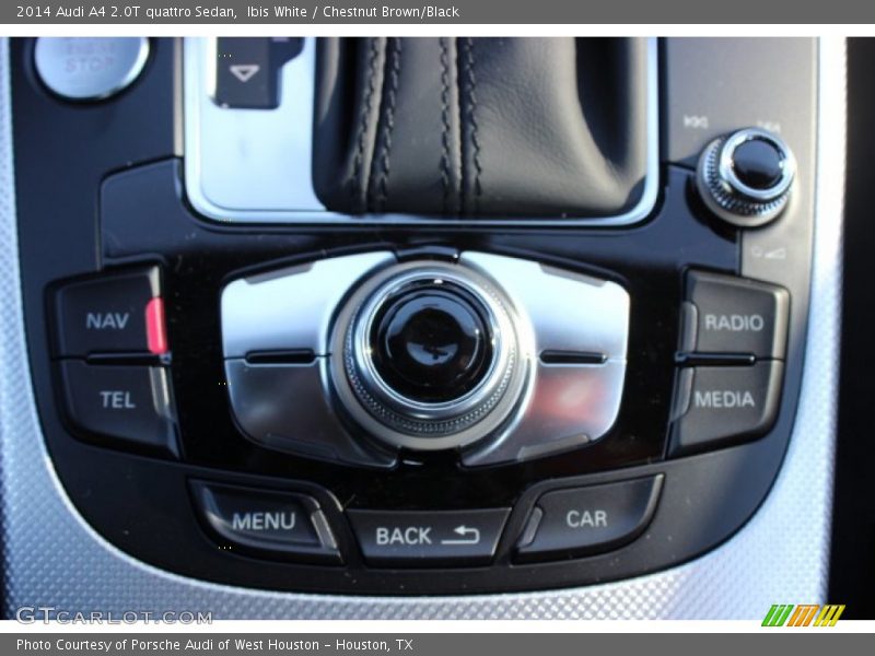 Ibis White / Chestnut Brown/Black 2014 Audi A4 2.0T quattro Sedan