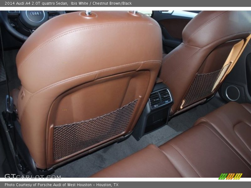 Ibis White / Chestnut Brown/Black 2014 Audi A4 2.0T quattro Sedan