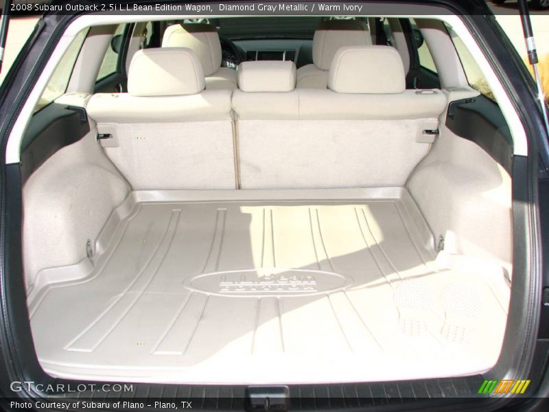 Diamond Gray Metallic / Warm Ivory 2008 Subaru Outback 2.5i L.L.Bean Edition Wagon