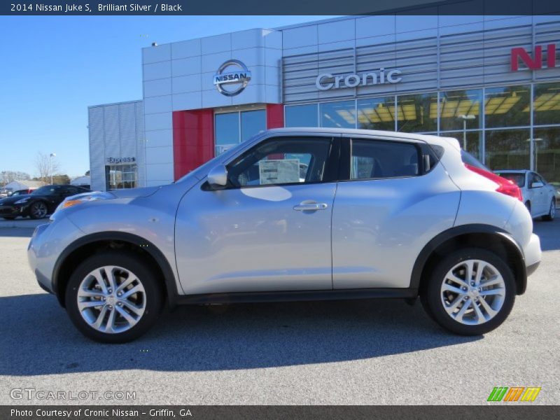 Brilliant Silver / Black 2014 Nissan Juke S