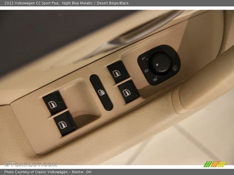 Night Blue Metallic / Desert Beige/Black 2013 Volkswagen CC Sport Plus