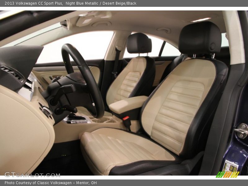 Night Blue Metallic / Desert Beige/Black 2013 Volkswagen CC Sport Plus