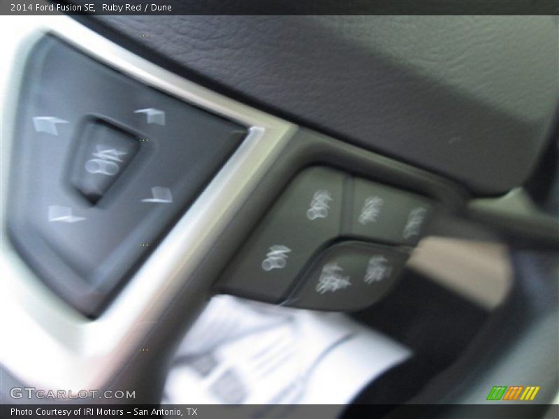 Ruby Red / Dune 2014 Ford Fusion SE
