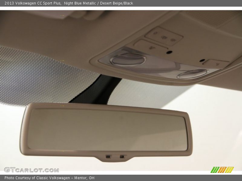 Night Blue Metallic / Desert Beige/Black 2013 Volkswagen CC Sport Plus