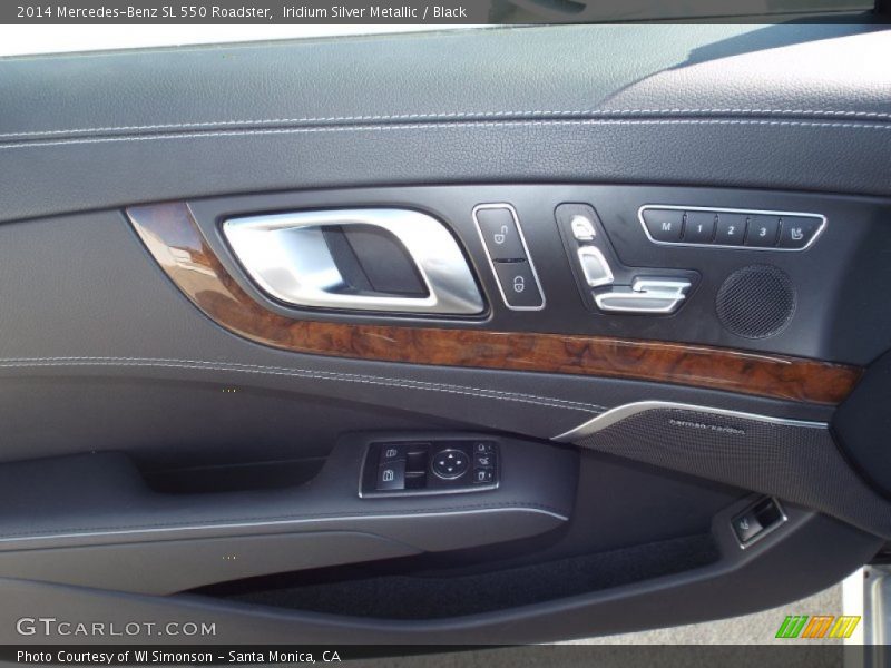 Iridium Silver Metallic / Black 2014 Mercedes-Benz SL 550 Roadster