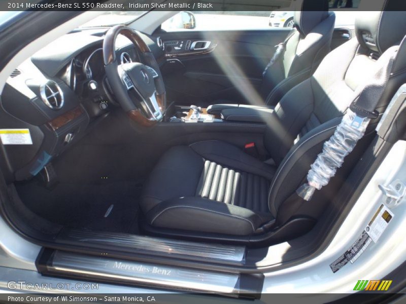 Iridium Silver Metallic / Black 2014 Mercedes-Benz SL 550 Roadster