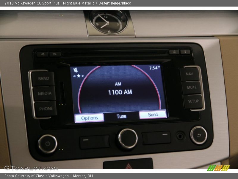Night Blue Metallic / Desert Beige/Black 2013 Volkswagen CC Sport Plus