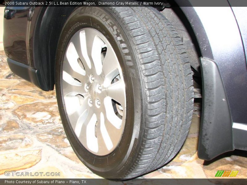 Diamond Gray Metallic / Warm Ivory 2008 Subaru Outback 2.5i L.L.Bean Edition Wagon