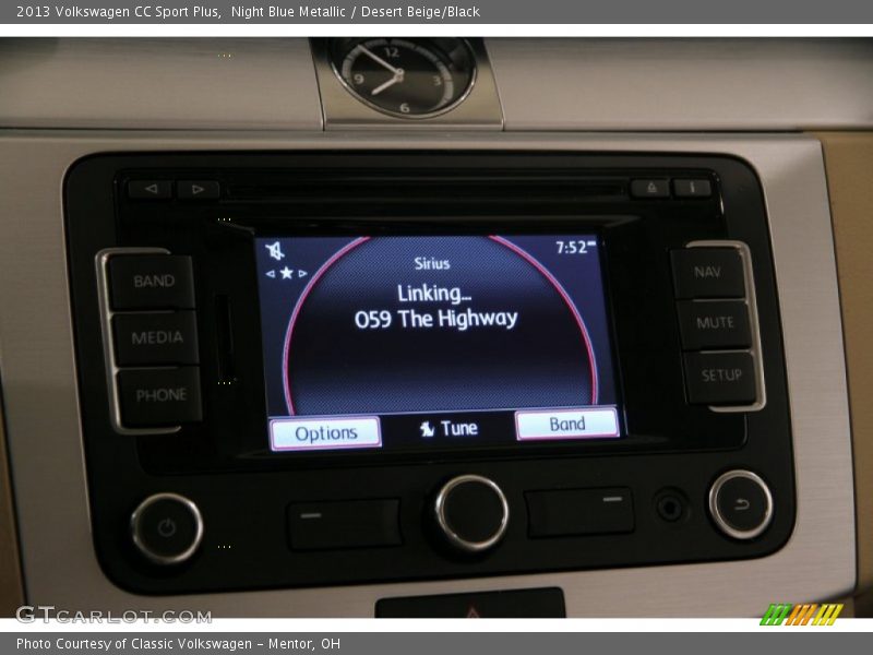Night Blue Metallic / Desert Beige/Black 2013 Volkswagen CC Sport Plus