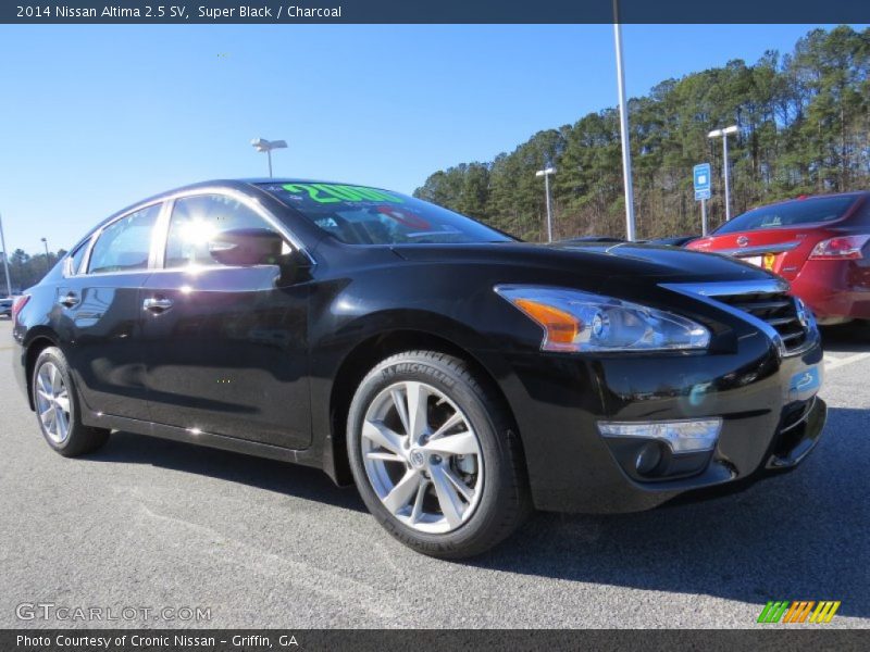 Super Black / Charcoal 2014 Nissan Altima 2.5 SV