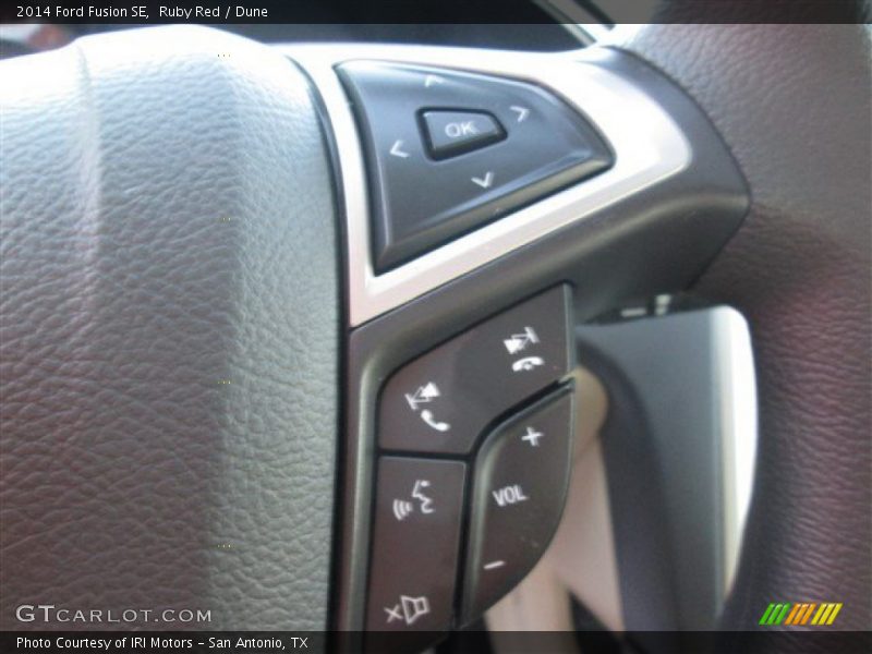 Ruby Red / Dune 2014 Ford Fusion SE