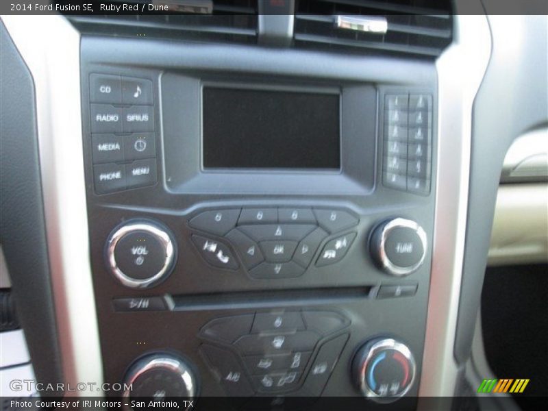Ruby Red / Dune 2014 Ford Fusion SE