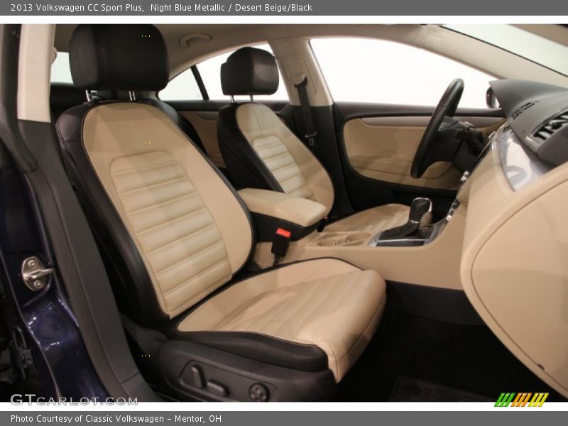 Night Blue Metallic / Desert Beige/Black 2013 Volkswagen CC Sport Plus