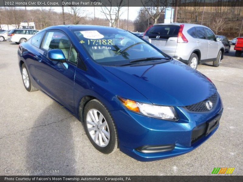 Front 3/4 View of 2012 Civic EX-L Coupe
