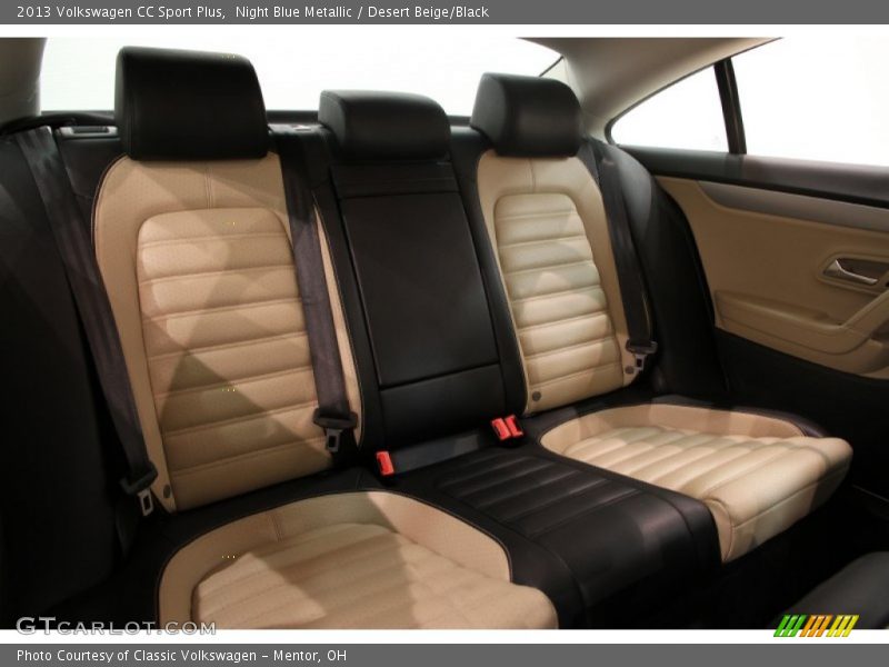 Night Blue Metallic / Desert Beige/Black 2013 Volkswagen CC Sport Plus
