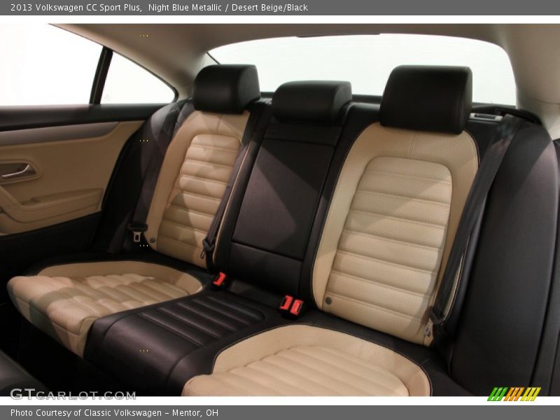 Night Blue Metallic / Desert Beige/Black 2013 Volkswagen CC Sport Plus