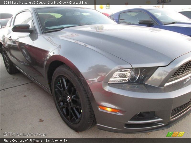 Sterling Gray / Charcoal Black 2014 Ford Mustang V6 Coupe