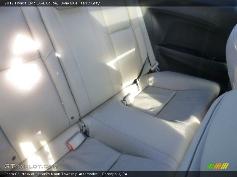 Dyno Blue Pearl / Gray 2012 Honda Civic EX-L Coupe