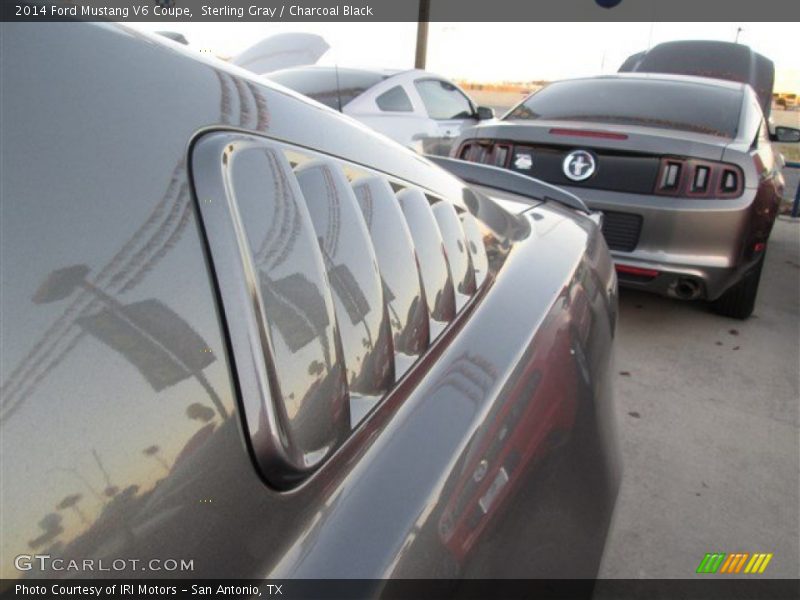 Sterling Gray / Charcoal Black 2014 Ford Mustang V6 Coupe