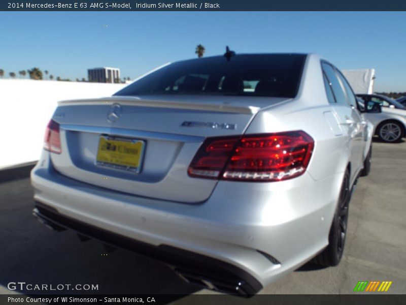 Iridium Silver Metallic / Black 2014 Mercedes-Benz E 63 AMG S-Model