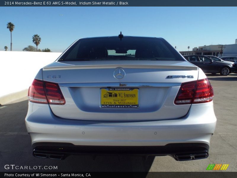 Iridium Silver Metallic / Black 2014 Mercedes-Benz E 63 AMG S-Model