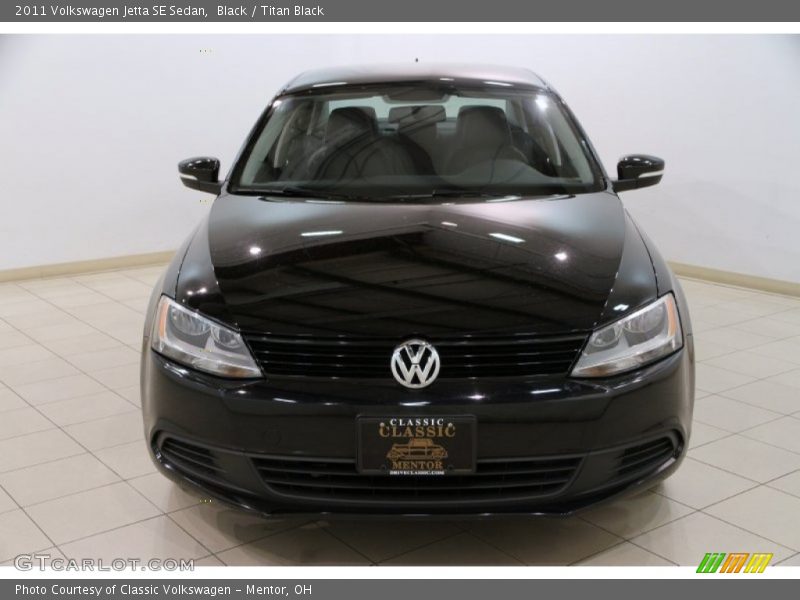 Black / Titan Black 2011 Volkswagen Jetta SE Sedan