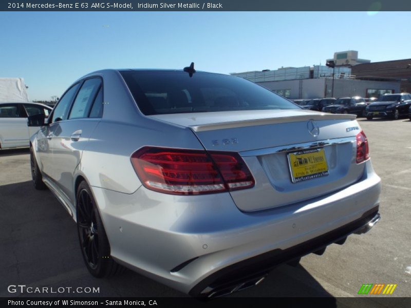 Iridium Silver Metallic / Black 2014 Mercedes-Benz E 63 AMG S-Model