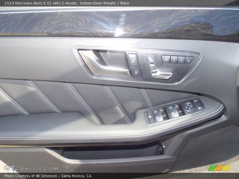 Iridium Silver Metallic / Black 2014 Mercedes-Benz E 63 AMG S-Model