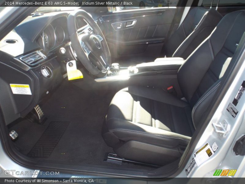 Iridium Silver Metallic / Black 2014 Mercedes-Benz E 63 AMG S-Model
