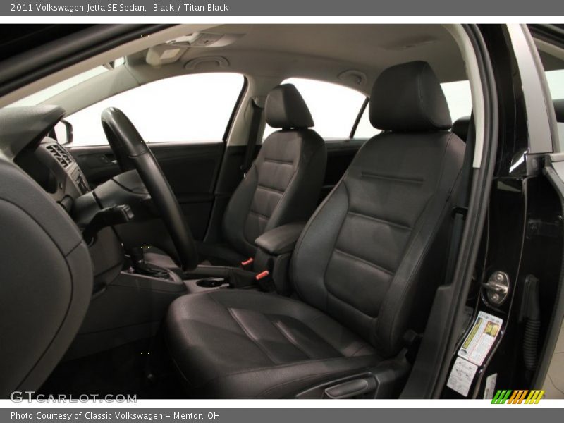 Black / Titan Black 2011 Volkswagen Jetta SE Sedan