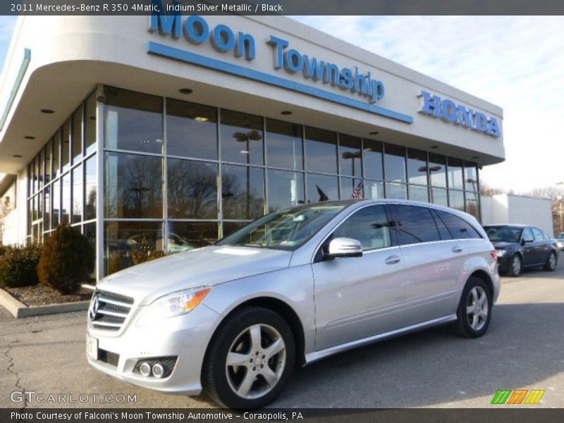Iridium Silver Metallic / Black 2011 Mercedes-Benz R 350 4Matic