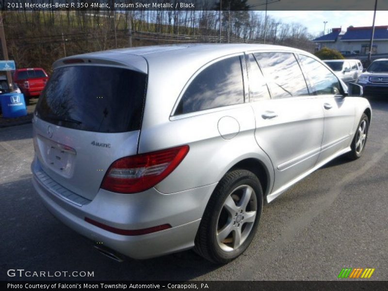 Iridium Silver Metallic / Black 2011 Mercedes-Benz R 350 4Matic