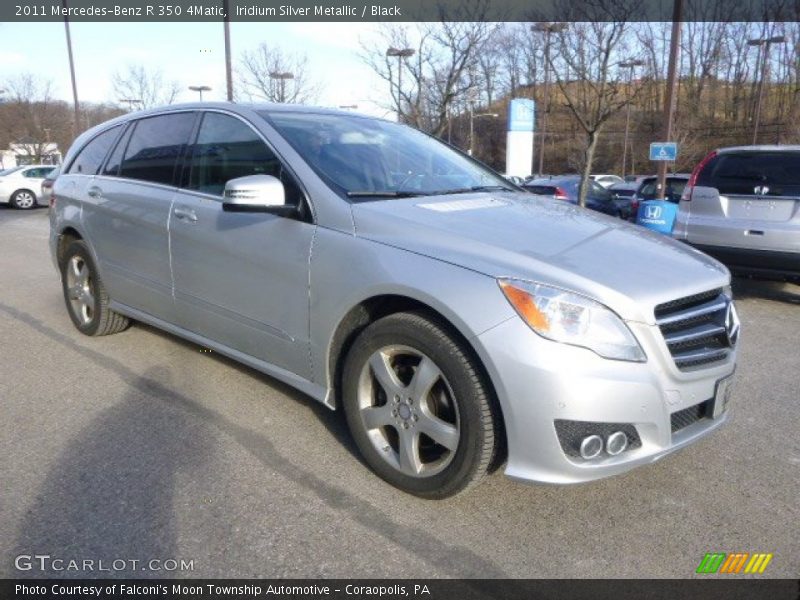 Iridium Silver Metallic / Black 2011 Mercedes-Benz R 350 4Matic