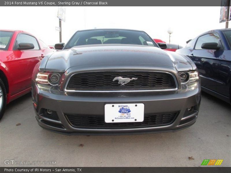 Sterling Gray / Charcoal Black 2014 Ford Mustang V6 Coupe