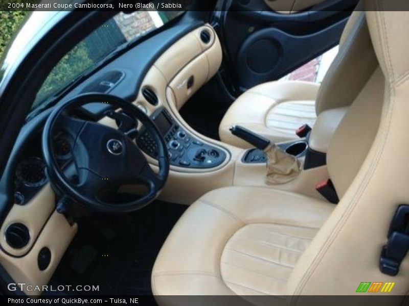 Nero (Black) / Sabbia 2004 Maserati Coupe Cambiocorsa