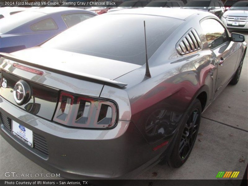 Sterling Gray / Charcoal Black 2014 Ford Mustang V6 Coupe