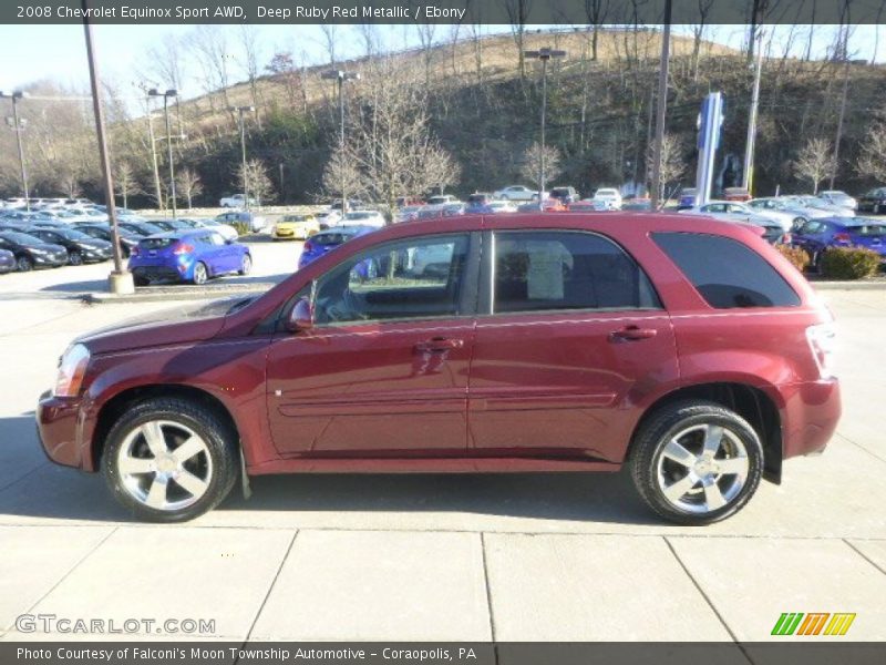  2008 Equinox Sport AWD Deep Ruby Red Metallic