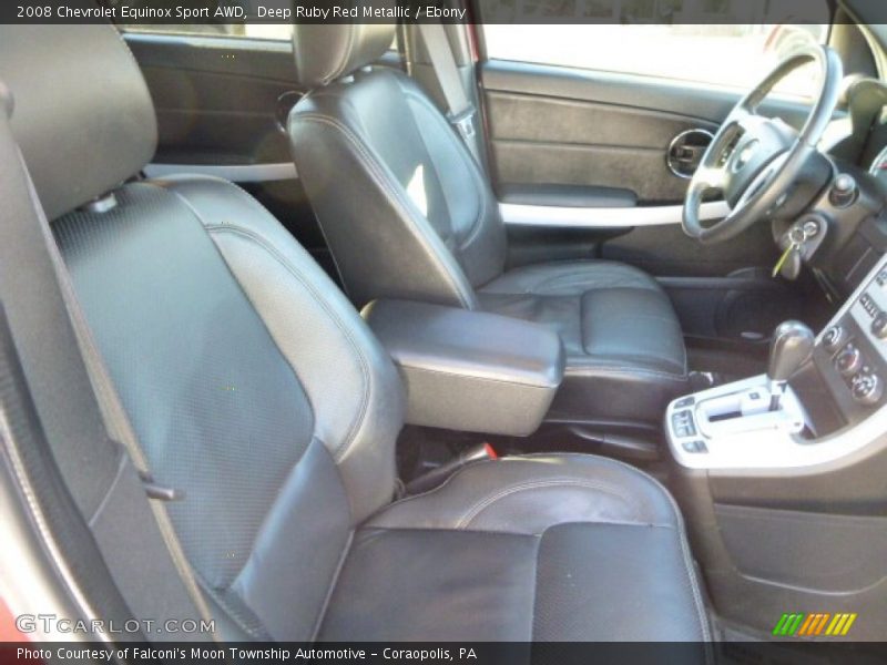 Deep Ruby Red Metallic / Ebony 2008 Chevrolet Equinox Sport AWD
