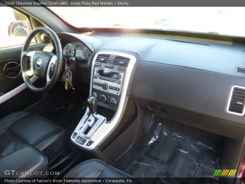 Deep Ruby Red Metallic / Ebony 2008 Chevrolet Equinox Sport AWD