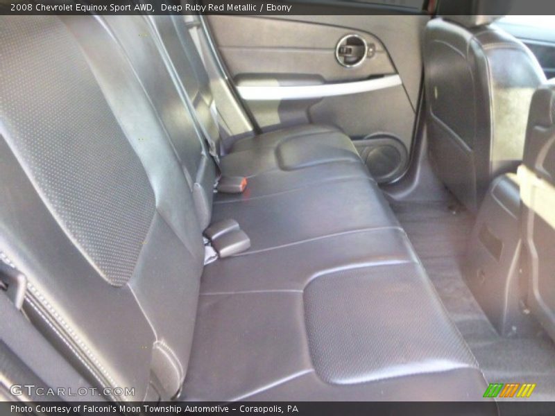 Deep Ruby Red Metallic / Ebony 2008 Chevrolet Equinox Sport AWD